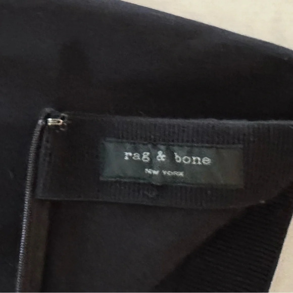 Rag & Bone Women’s Black Back Zip Slim Pants Size M - Picture 6 of 8